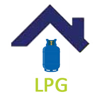 The image contains the text: I use LPG